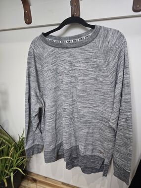 Victoria's Secret PINK Gray Marled Crewneck Sweater